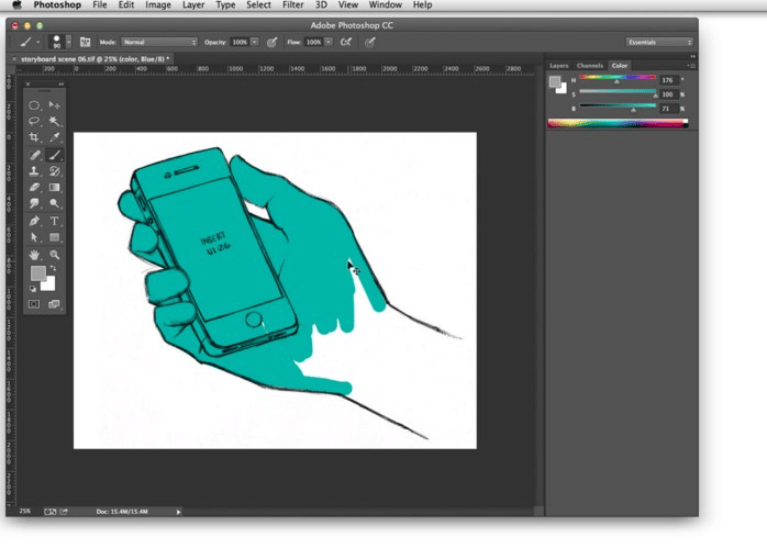 Step 11 To Color Lineart In Photoshop