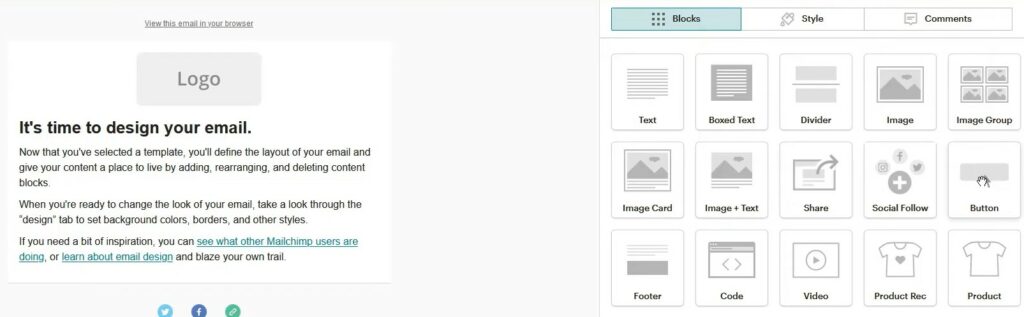 How to attach pdf in mailchimp