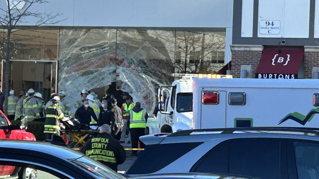 SUV crashes through Apple Store, leaving 1 dead, 16 injured 