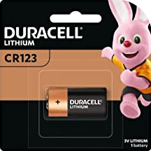 It is a duracell cr123a battery. 