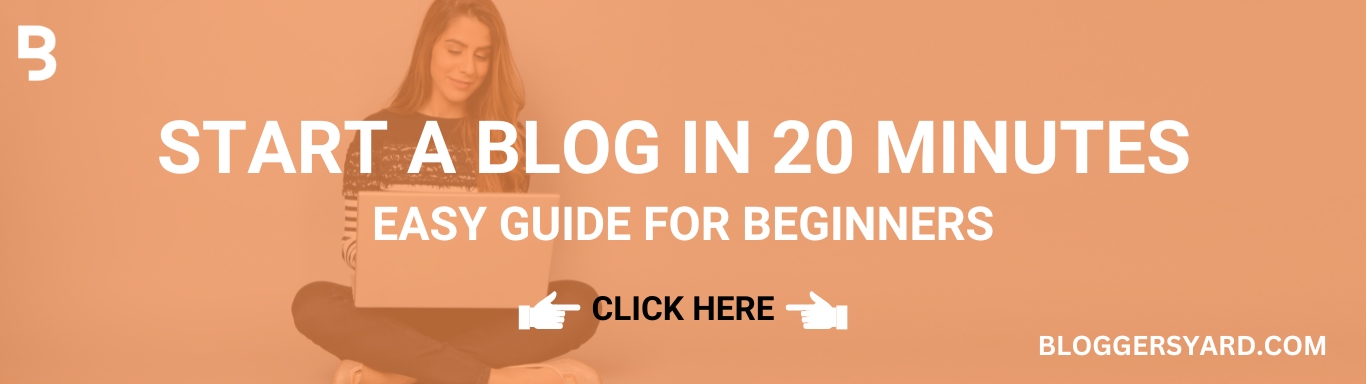 START A BLOG IN 20 MINUTES