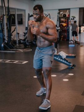 Francis Ngannou Works Out At The UFC Performance Institute 12.18.2020-22