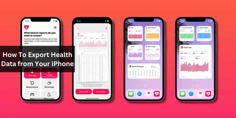 How To Export Health Data from Your iPhone