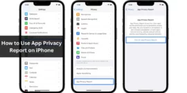 How to Use App Privacy Report on iPhone