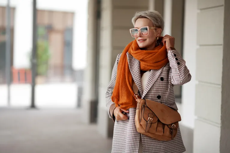older woman scarf | MercerOnline